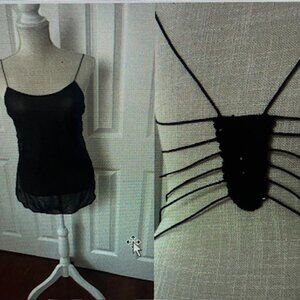 Victoria's Secret Vintage 2 Piece Spider Back Chemise